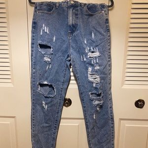 BRAND NEW Super High Waisted Boyfriend Jeans
